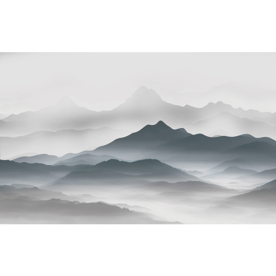 Panoramic Wallpaper - Wall Mural - Mountain landscape