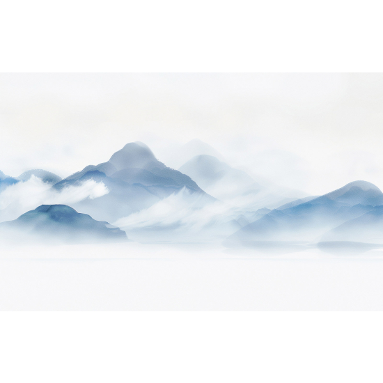 Panoramic Wallpaper - Wall Mural - Mountain landscape