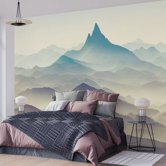 Panoramic Wallpaper - Wall Mural - Mountains