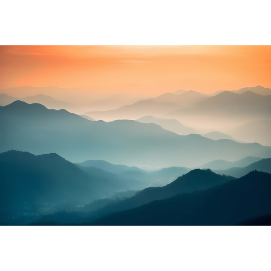 Panoramic Wallpaper - Wall Mural - Mountains