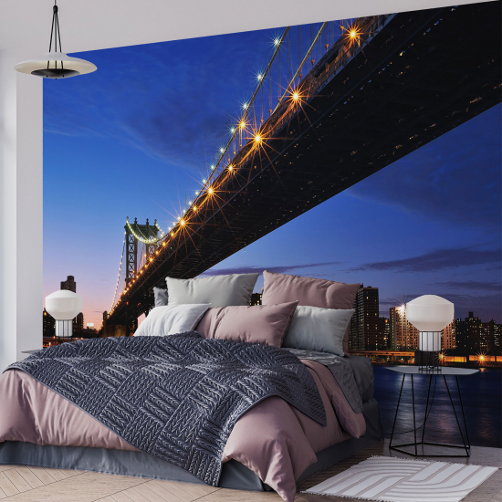 Panoramic Wallpaper - Wall Mural - New York Bridge