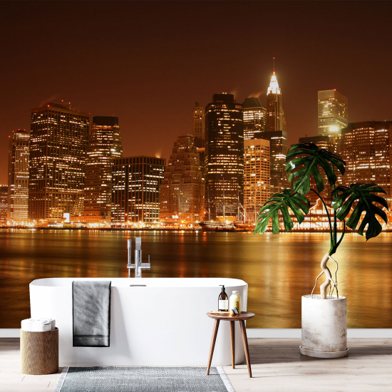 Panoramic Wallpaper - Wall Mural - New York Manhattan