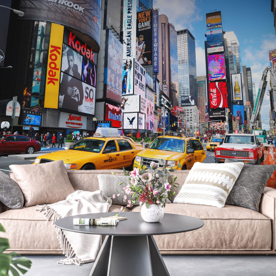 Panoramic Wallpaper - Wall Mural - New York Times Square