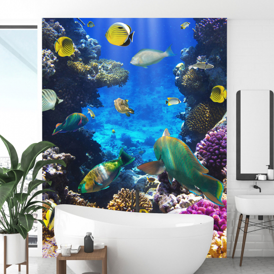 Panoramic Wallpaper - Wall Mural - Ocean