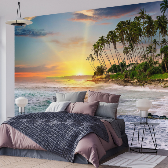 Panoramic Wallpaper - Wall Mural - Palm Beach