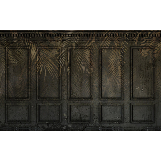 Panoramic Wallpaper - Wall Mural - Palm Moldings