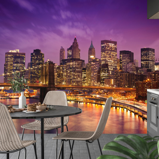 Panoramic Wallpaper - Wall Mural - Panorama New York