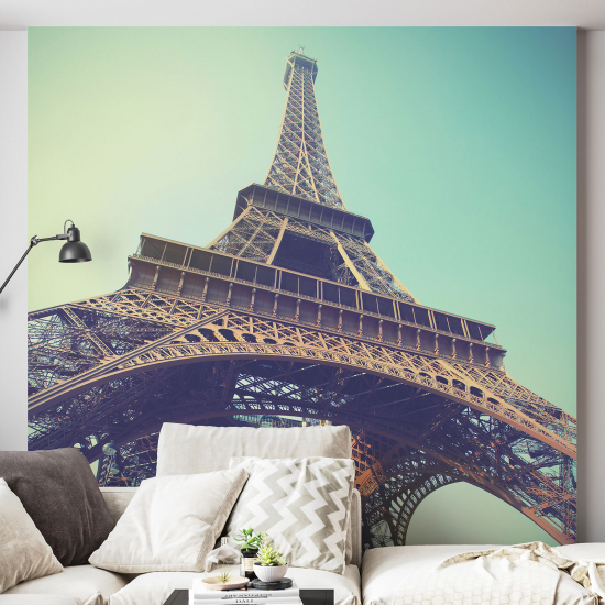 Panoramic Wallpaper - Wall Mural - Paris Eiffel Tower