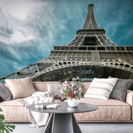 Panoramic Wallpaper - Wall Mural - Paris Eiffel Tower