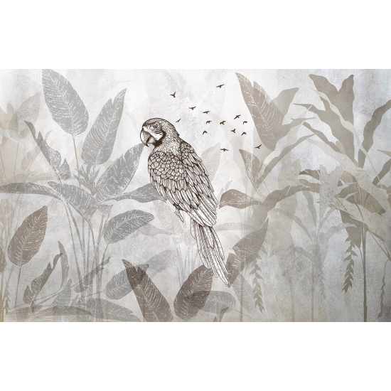 Panoramic Wallpaper - Wall Mural - Parrot