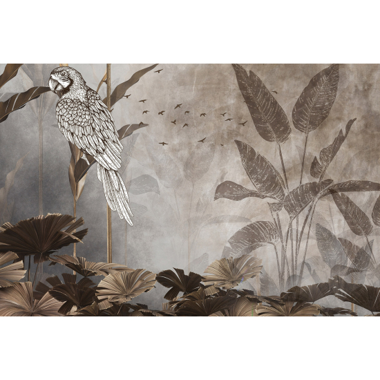 Panoramic Wallpaper - Wall Mural - Parrot