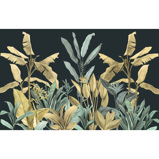 Panoramic Wallpaper - Wall Mural - Plants