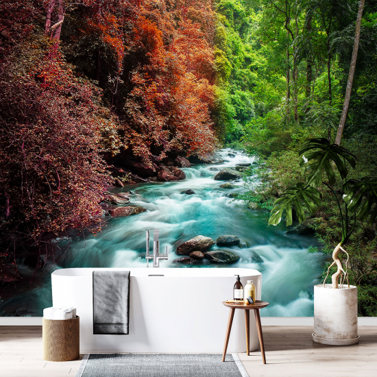 Panoramic Wallpaper - Wall Mural - River