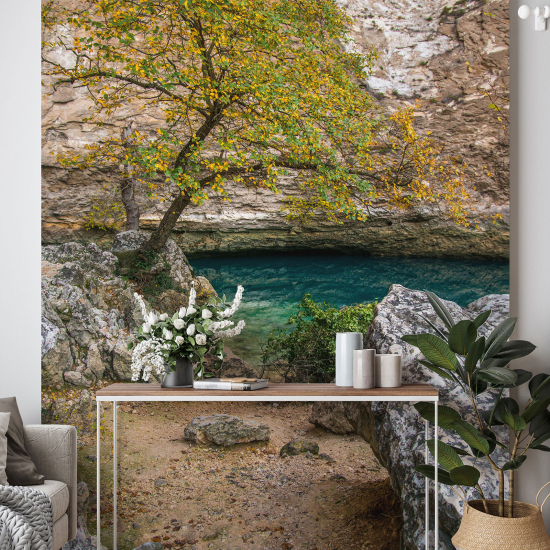 Panoramic Wallpaper - Wall Mural - Rochers River