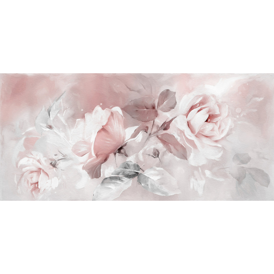 Panoramic Wallpaper - Wall Mural - Roses