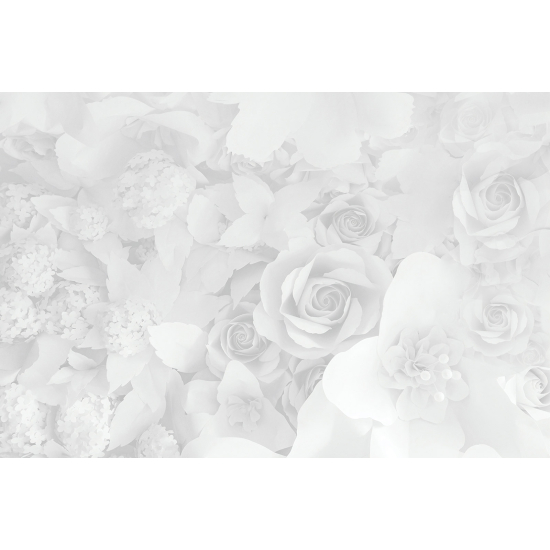 Panoramic Wallpaper - Wall Mural - Roses