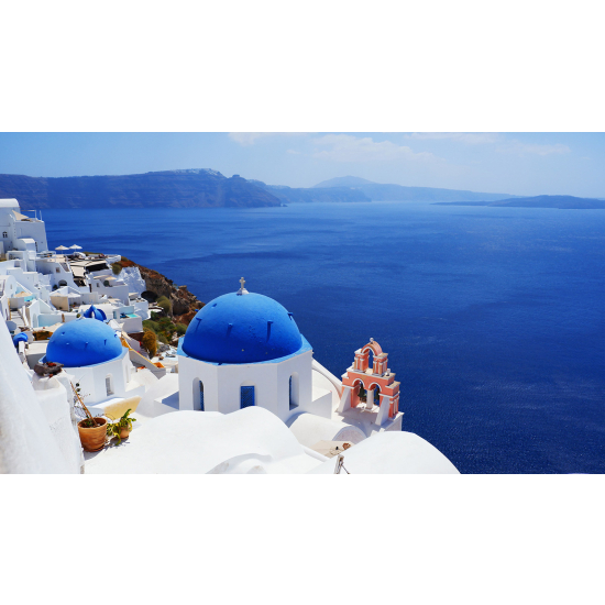 Panoramic Wallpaper - Wall Mural - Santorini Greece