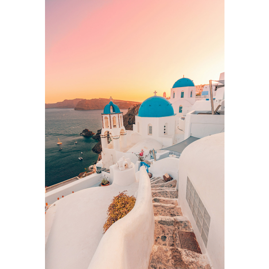 Panoramic Wallpaper - Wall Mural - Santorini Greece