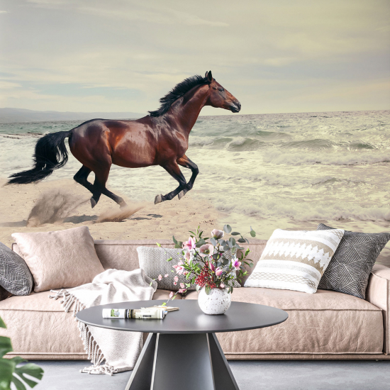 Panoramic Wallpaper - Wall Mural - Sea Horse