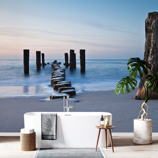 Panoramic Wallpaper - Wall Mural - Seaside