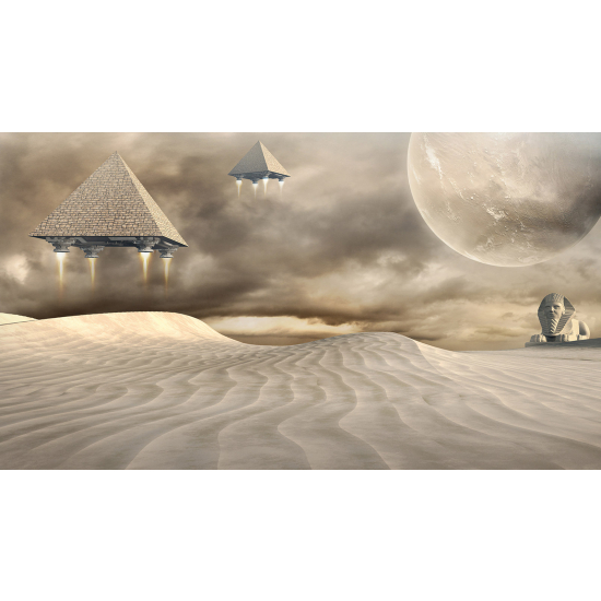 Panoramic Wallpaper - Wall Mural - Sphinx Pyramids