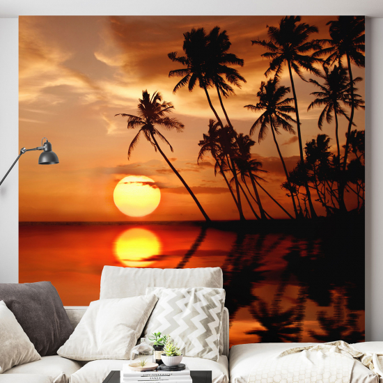 Panoramic Wallpaper - Wall Mural - Sunset