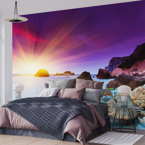 Panoramic Wallpaper - Wall Mural - Sunset