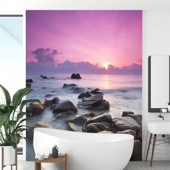 Panoramic Wallpaper - Wall Mural - Sunset