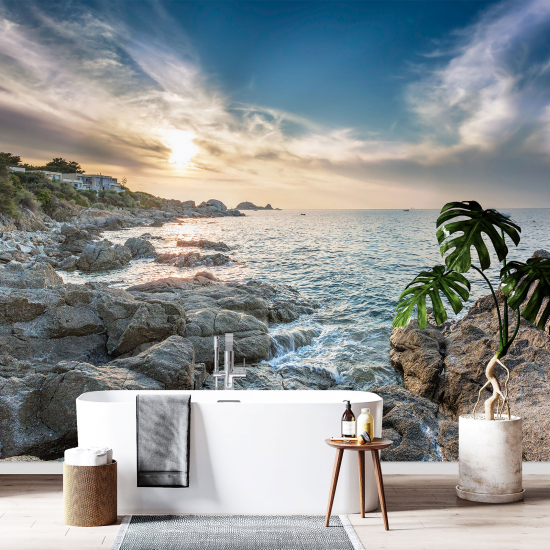 Panoramic Wallpaper - Wall Mural - The Sea