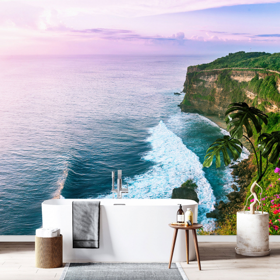 Panoramic Wallpaper - Wall Mural - The Sea Cliffs