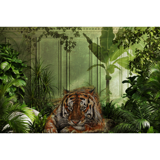 Panoramic Wallpaper - Wall Mural - Tiger