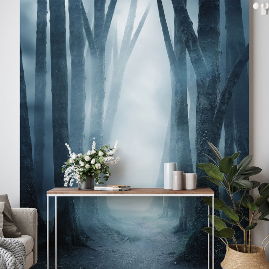 Panoramic Wallpaper - Wall Mural - Tree Path