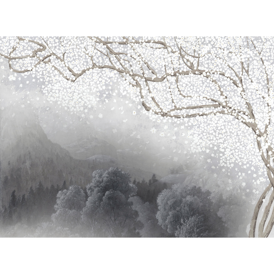 Panoramic Wallpaper - Wall Mural - Trees