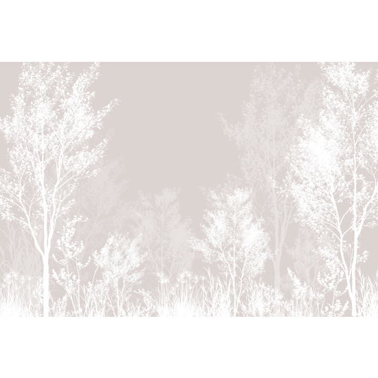 Panoramic Wallpaper - Wall Mural - Trees