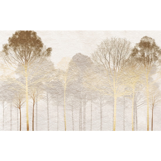 Panoramic Wallpaper - Wall Mural - Trees