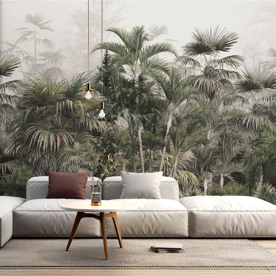 Panoramic Wallpaper - Wall Mural - Tropical forest