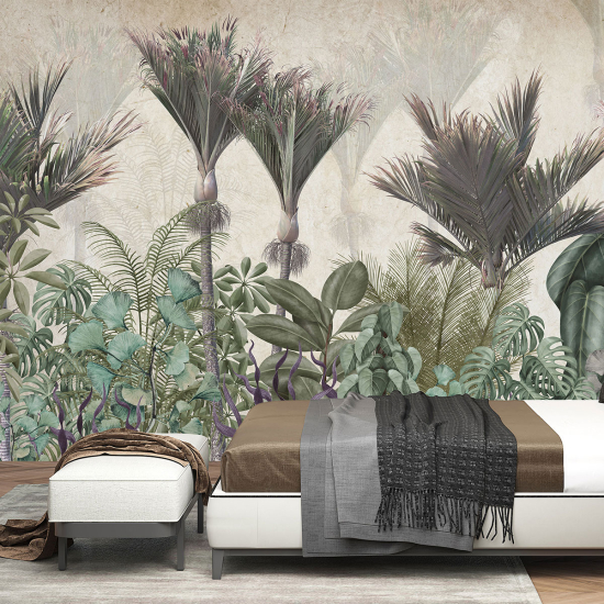 Panoramic Wallpaper - Wall Mural - Tropical forest