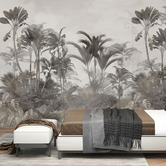 Panoramic Wallpaper - Wall Mural - Tropical forest