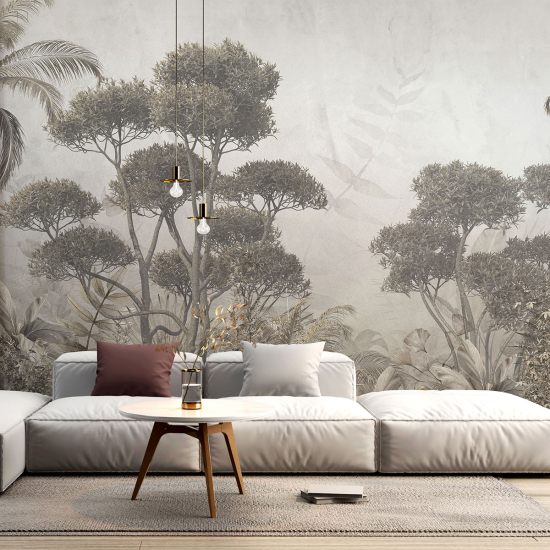 Panoramic Wallpaper - Wall Mural - Tropical forest