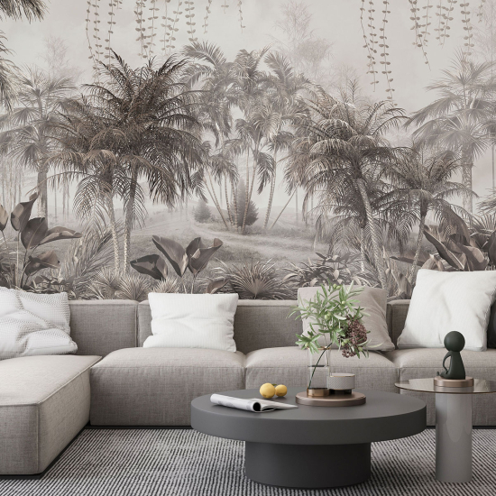 Panoramic Wallpaper - Wall Mural - Tropical forest