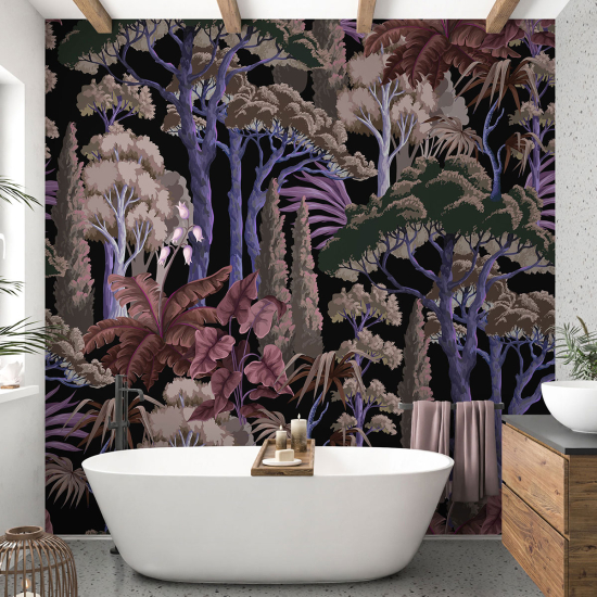 Panoramic Wallpaper - Wall Mural - Tropical forest