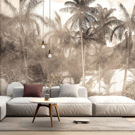 Panoramic Wallpaper - Wall Mural - Tropical forest