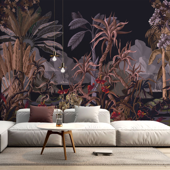 Panoramic Wallpaper - Wall Mural - Tropical forest