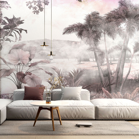 Panoramic Wallpaper - Wall Mural - Tropical forest