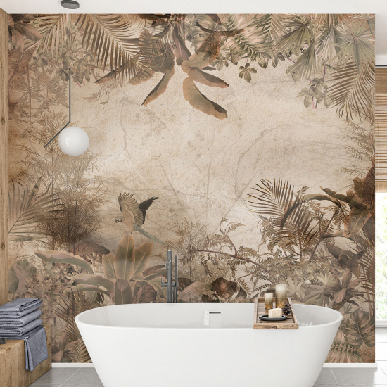 Panoramic Wallpaper - Wall Mural - Tropical forest