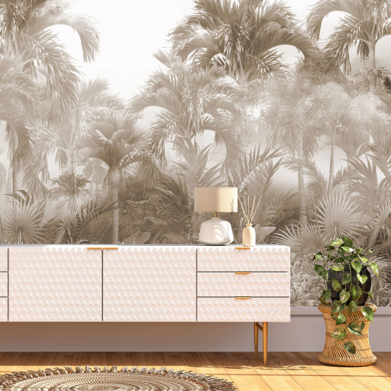 Panoramic Wallpaper - Wall Mural - Tropical forest