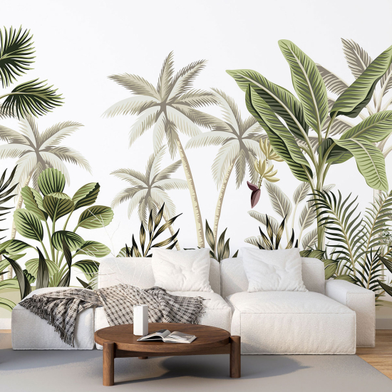 Panoramic Wallpaper - Wall Mural - Tropical forest