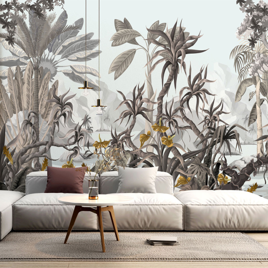 Panoramic Wallpaper - Wall Mural - Tropical forest