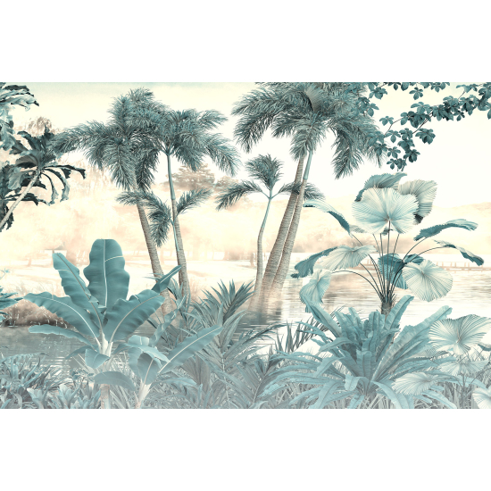 Panoramic Wallpaper - Wall Mural - Tropical Forest