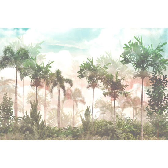 Panoramic Wallpaper - Wall Mural - Tropical Forest